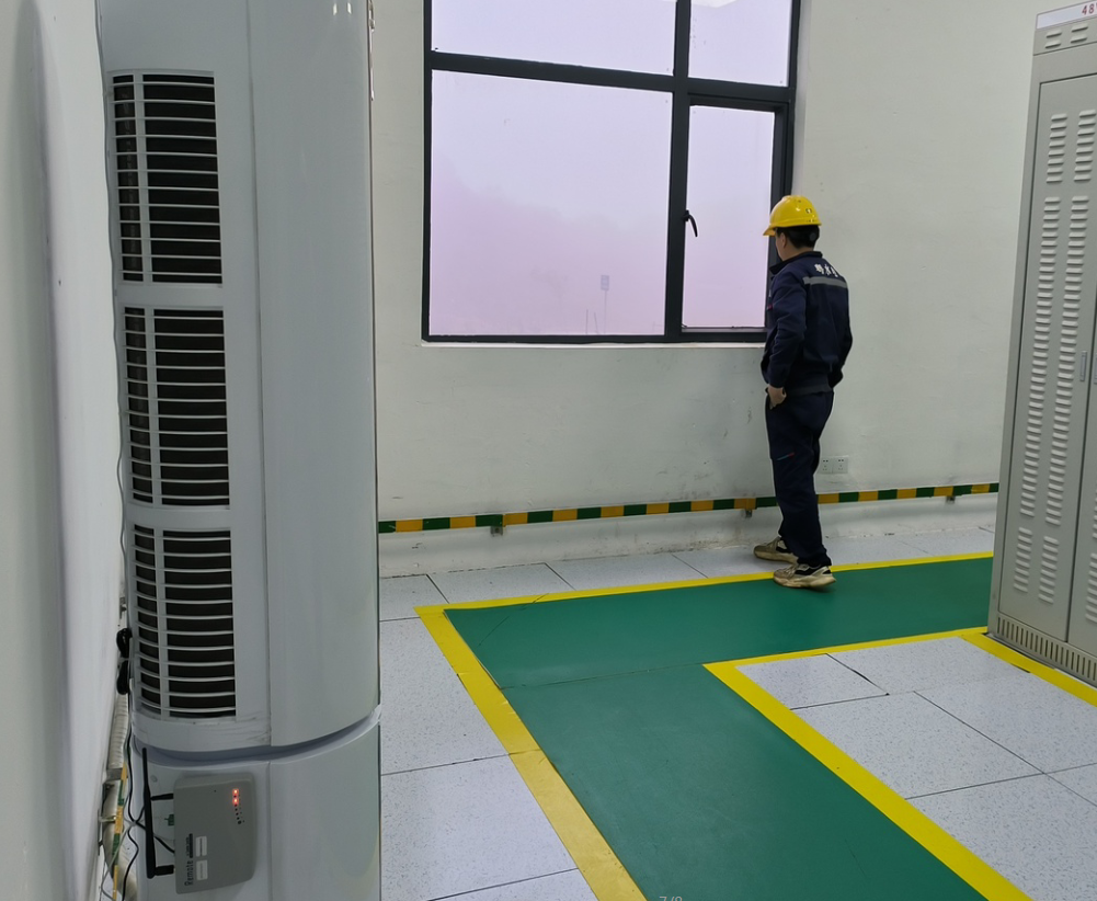 粤水电风力发电厂机房空调4G远程控制系统上线